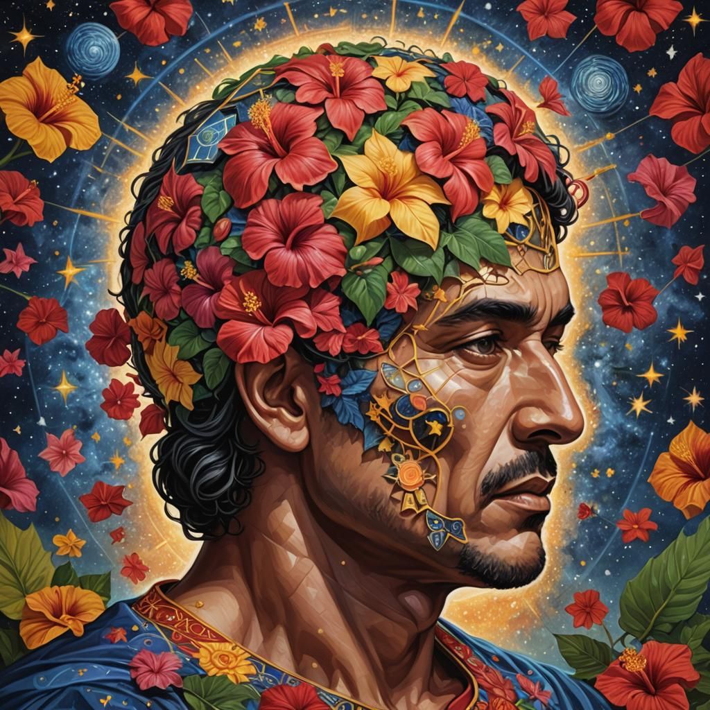 Brain in Vector Equilibrium: Hyperrealistic Concept Art