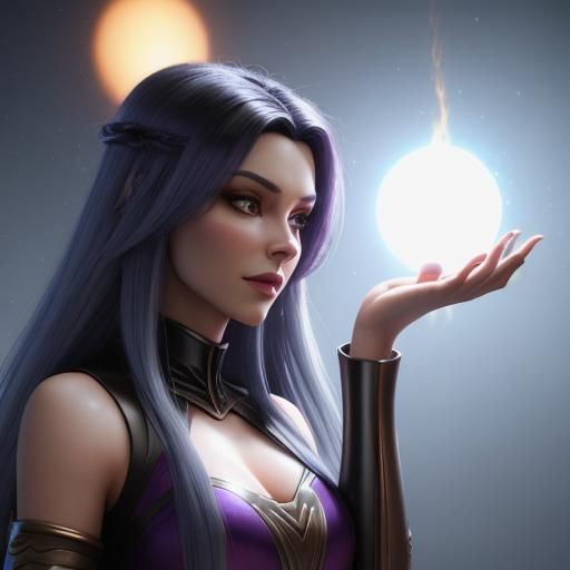 Snow White and Villain in Pixar Style 3D Art