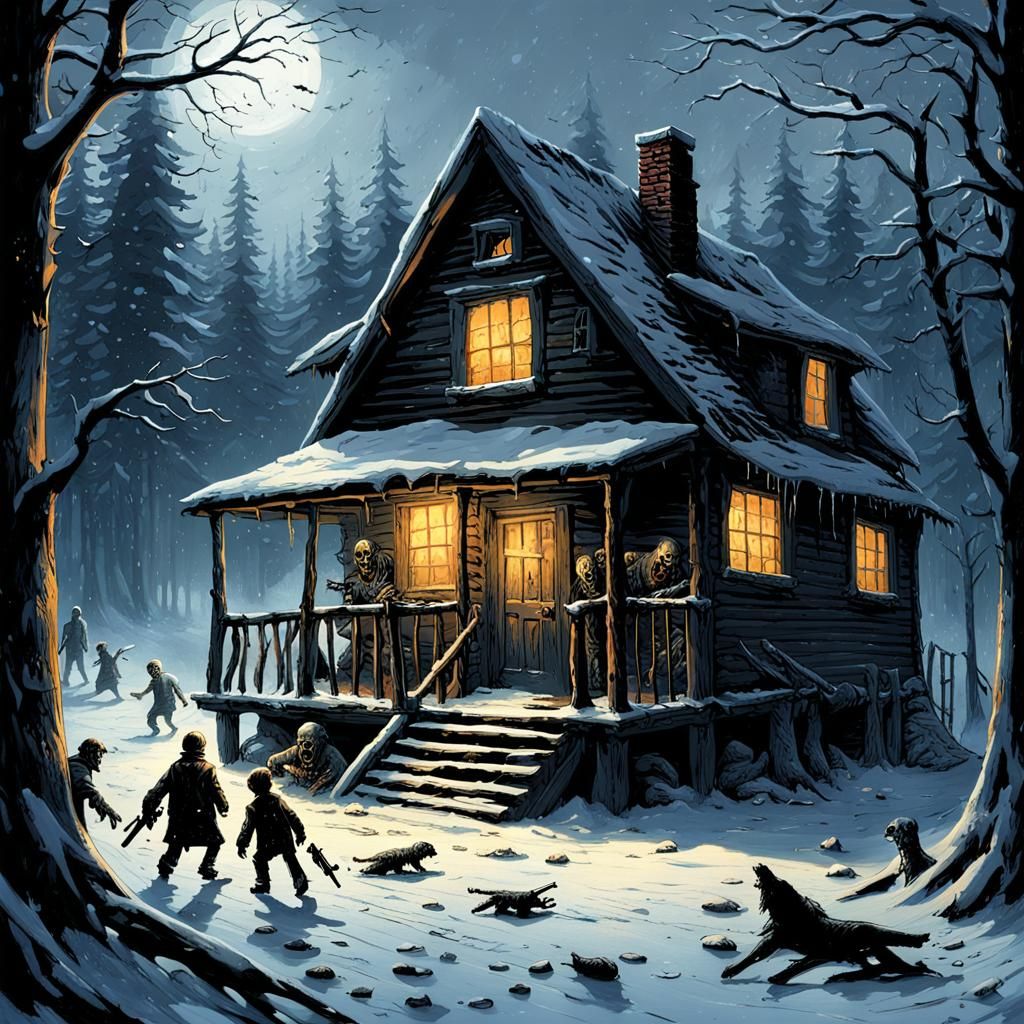 Horror: Child Defends Cabin From Zombie Horde