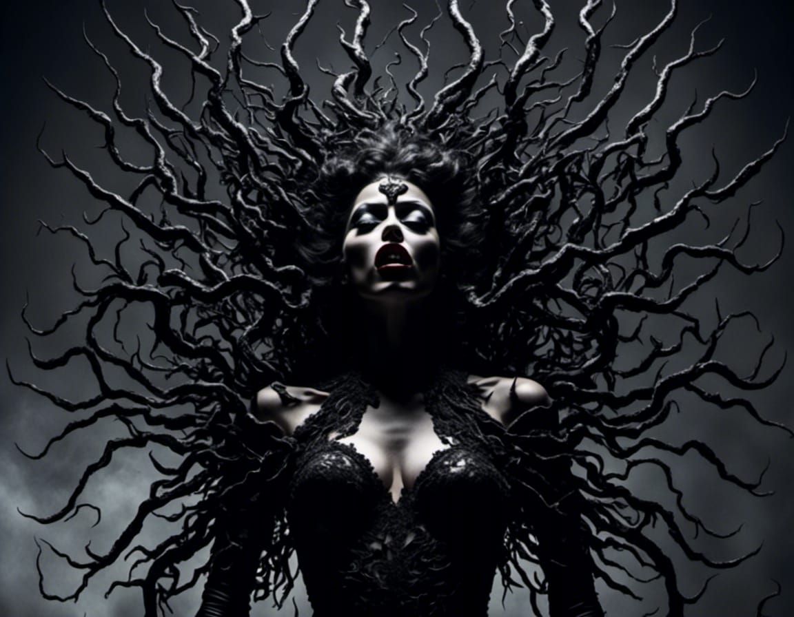 petrified wood woman