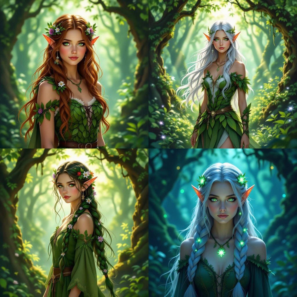 Enchanting Forest Elf Girl
