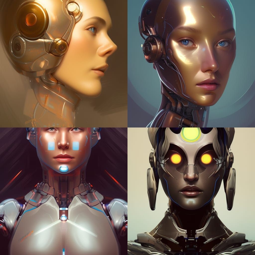 Detailed Portrait of a Human-Robot Hybrid