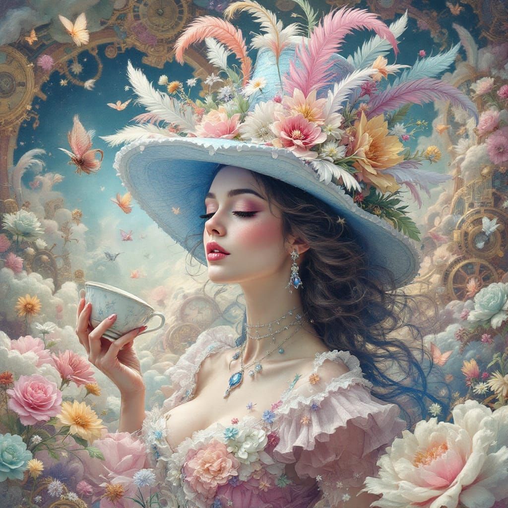 Surreal Silliness: A Beautiful AI Creation