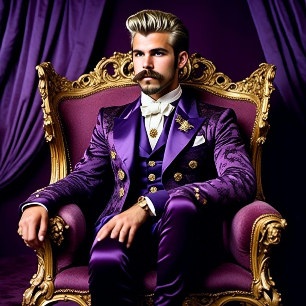 Handsome 18th century man