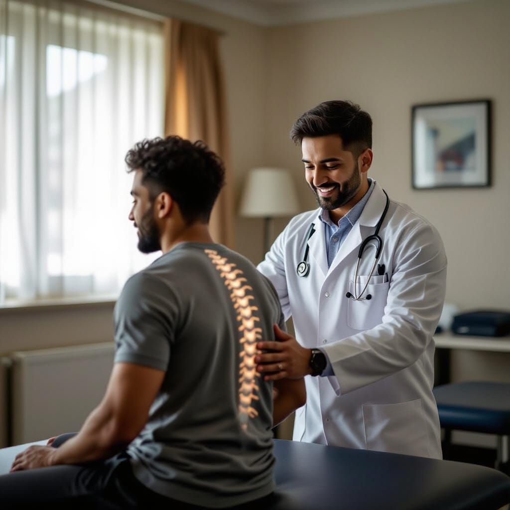 Physiotherapy Session: Spine Injury Rehabilitation