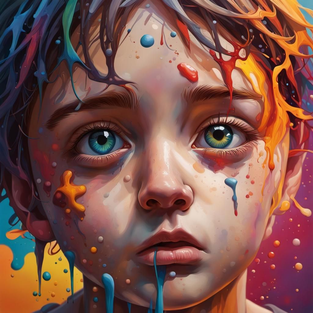 Hyperrealistic Portrait of an Autistic Individual