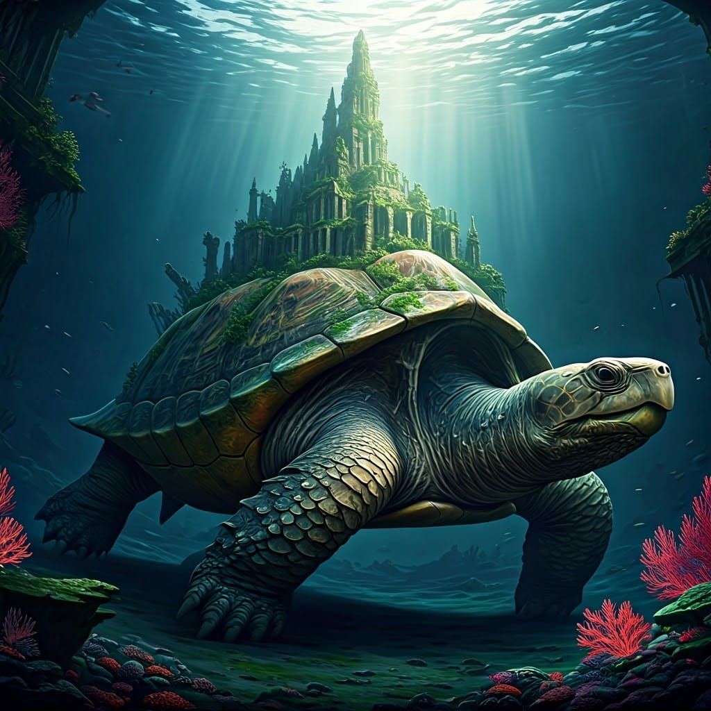 Turtle City Rises from the Ocean Depths