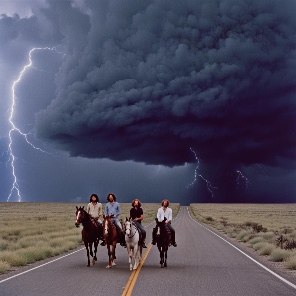 Abstract Riders on the Storm Interpretation
