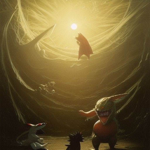 Pokemon Cannibalism: A Gustave Doré Horror