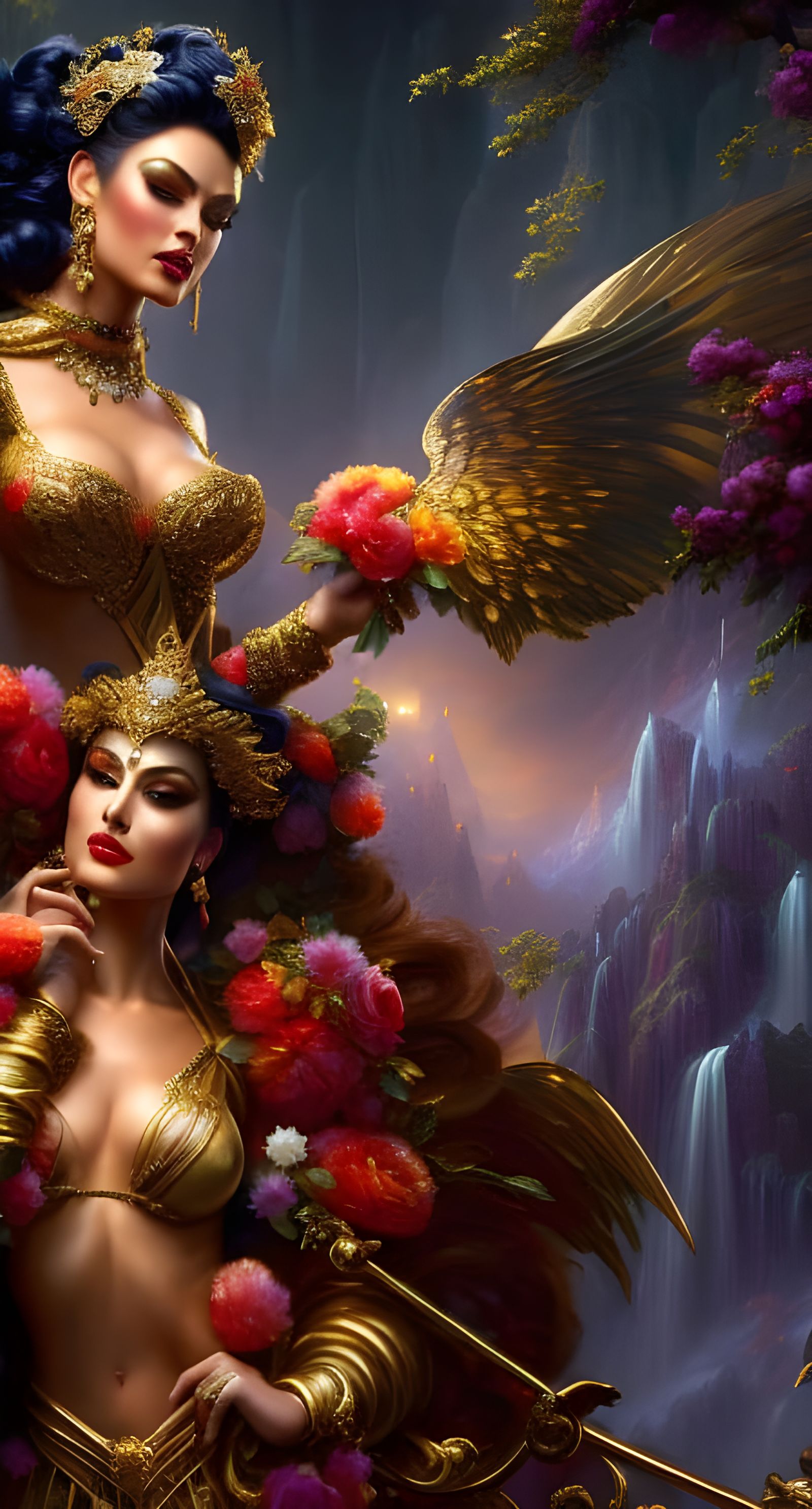 Extravagant Demon Birthday Party on Jupiter's Moon