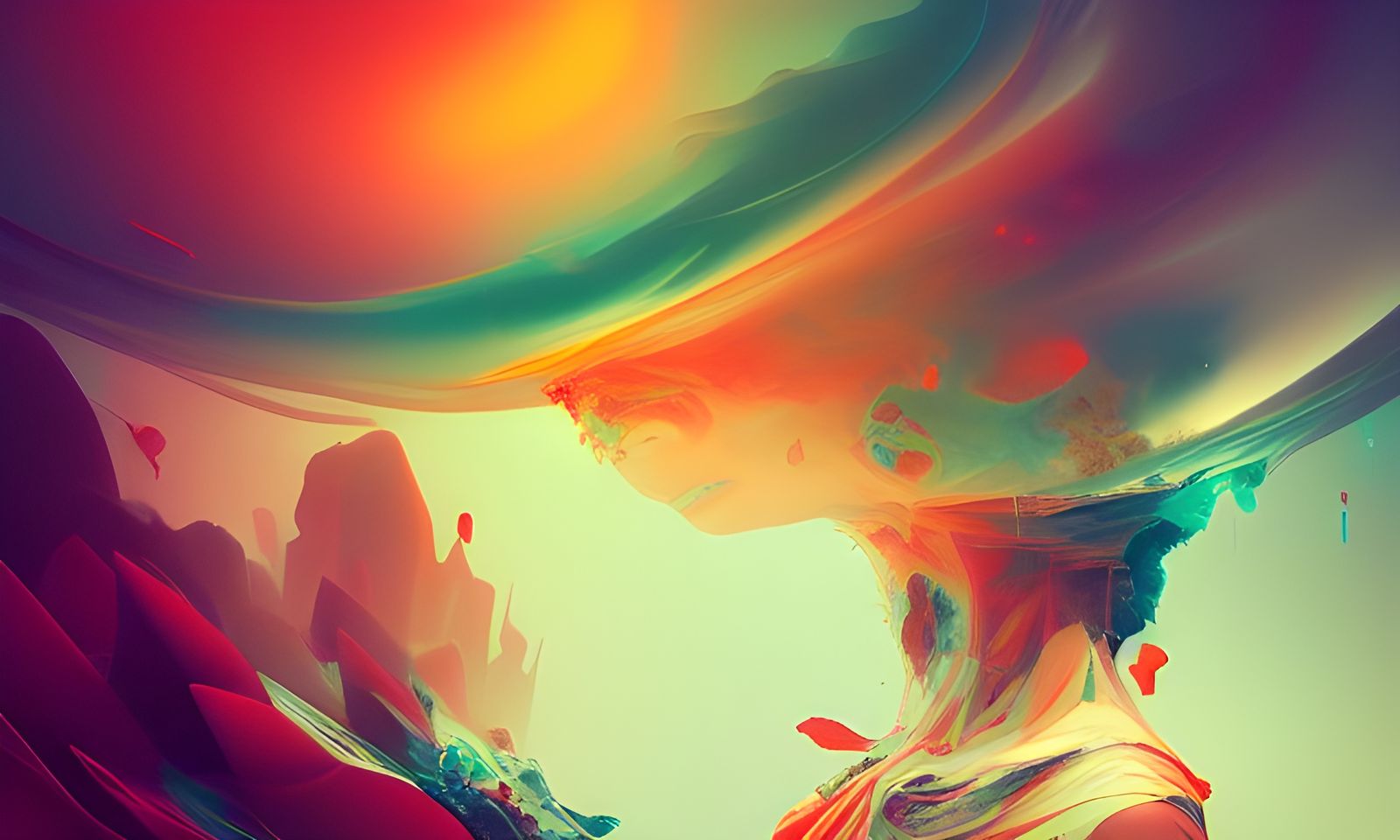 Surreal Overmind: Experimental Digital Illustration in 8k