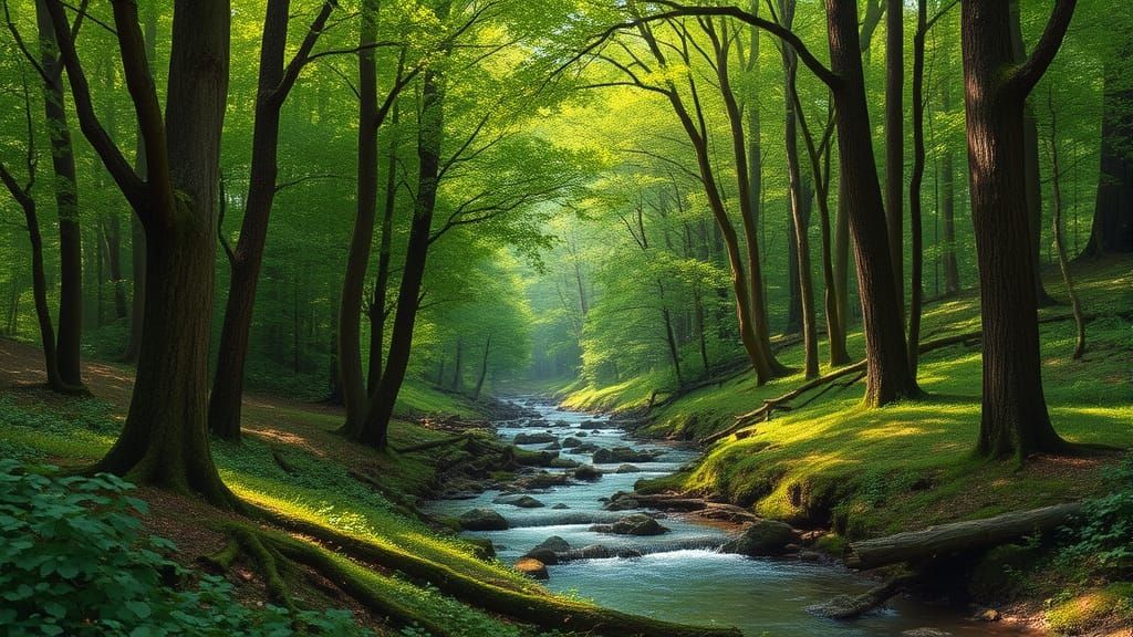 Harmonious Forest Ecosystem: A Symphony of Life