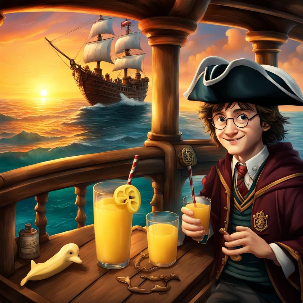 Harry Potter's Pirate Adventure with Dolphins