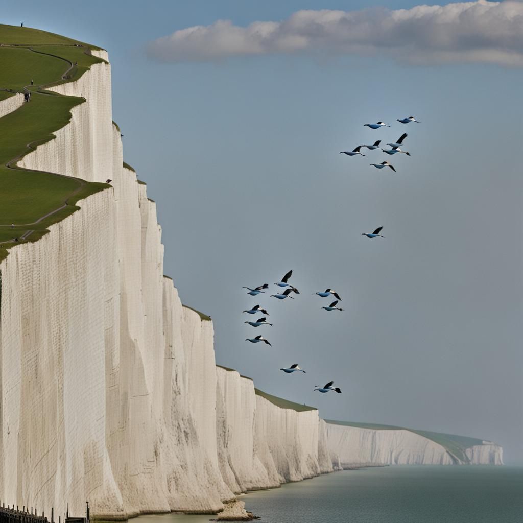 Bluebirds Over the White Cliffs of Dover