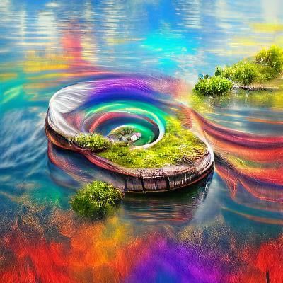 Rainbow Lake: A Swirling Pond of Dreams