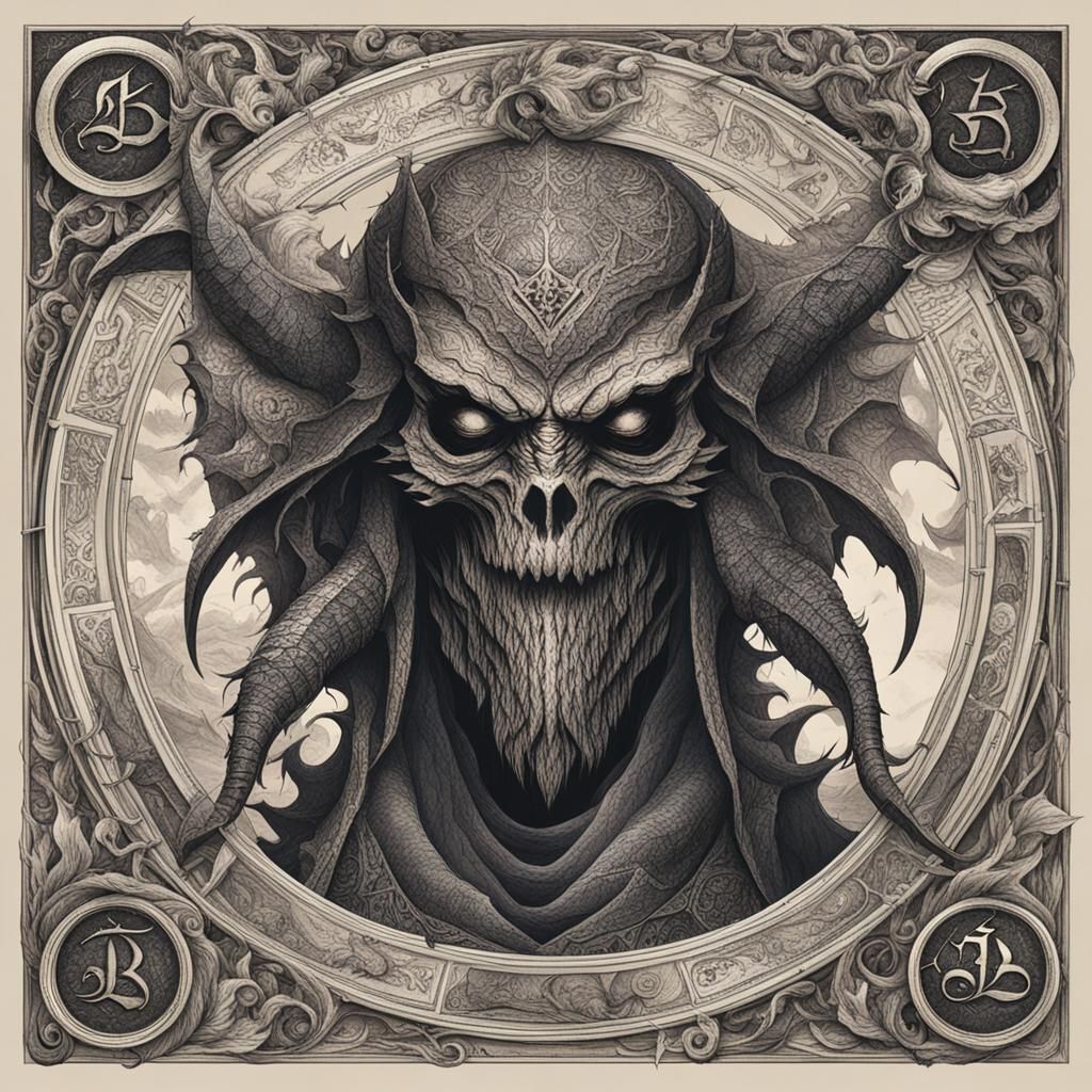 Stylized Portrait of Belial