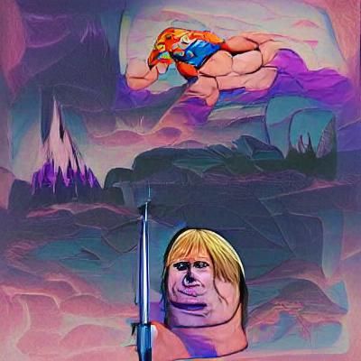 Deformed Hand Face Caricature