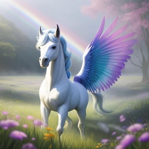 Pegasus Pet with Magical Rainbow Snack Bag