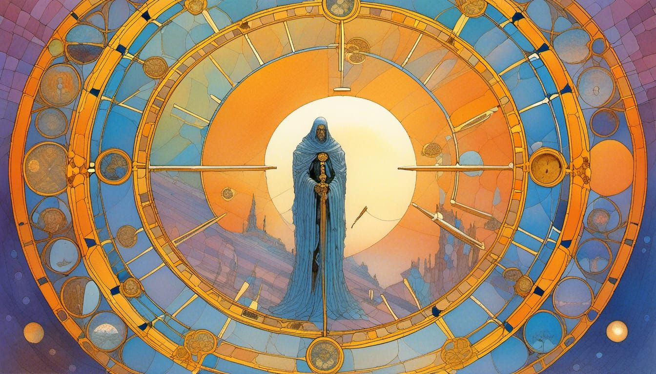The Lords Of Time poem By Jan
PART III
Time’s gentle hand, both kind and cruel, Craft...