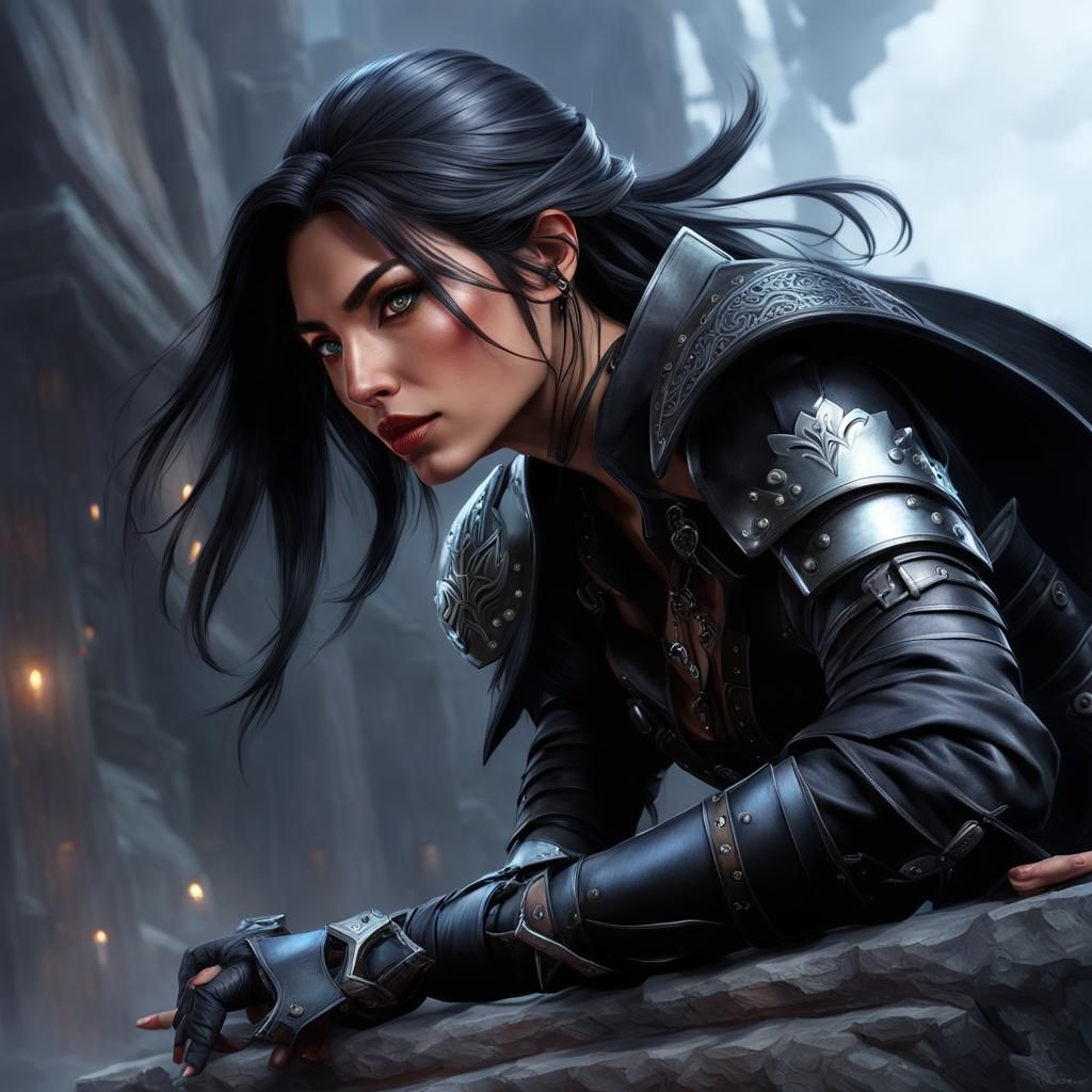 Japanese Rogue Thief in D&D Tavern