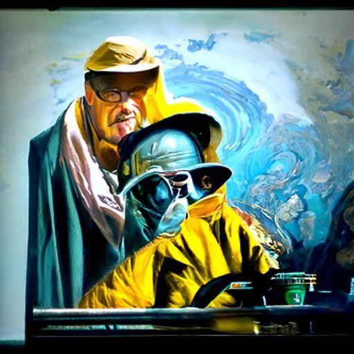 Breaking Bad: Walter White Oil Painting