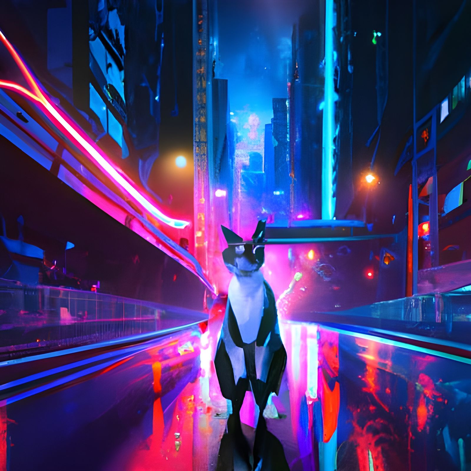 Cyberpunk Cat