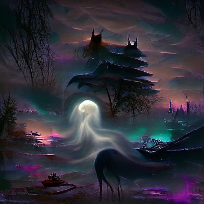 Sinister Mystical Night, Inspired by Art Masters