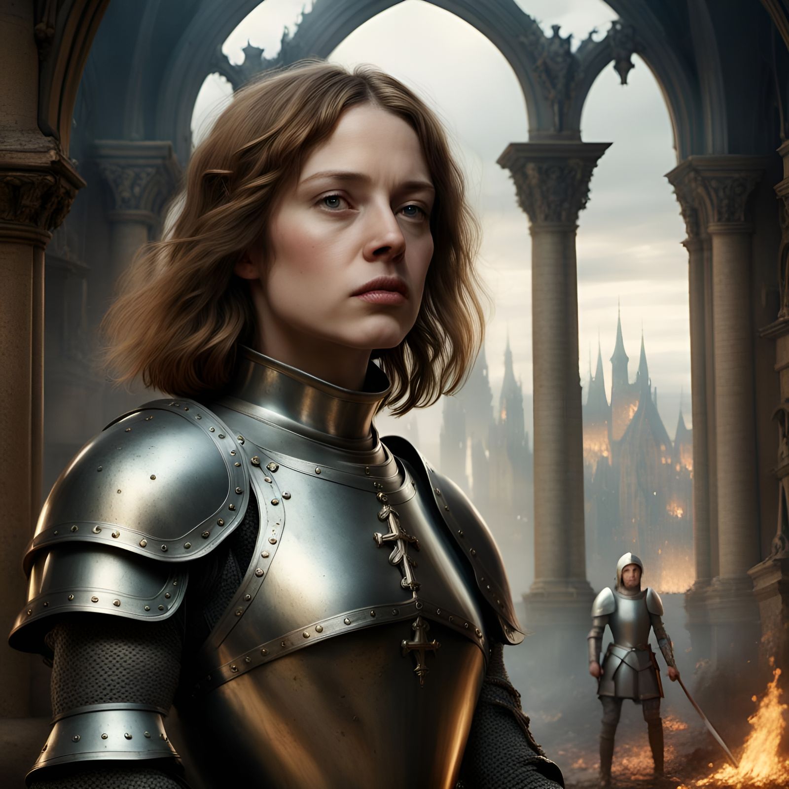 Epic Digital Painting of Joan of Arc