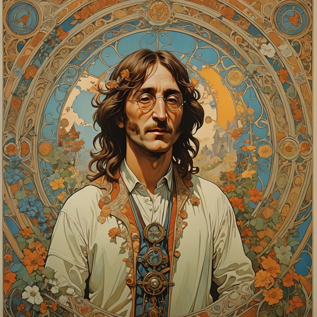 John Lennon (vintage style)