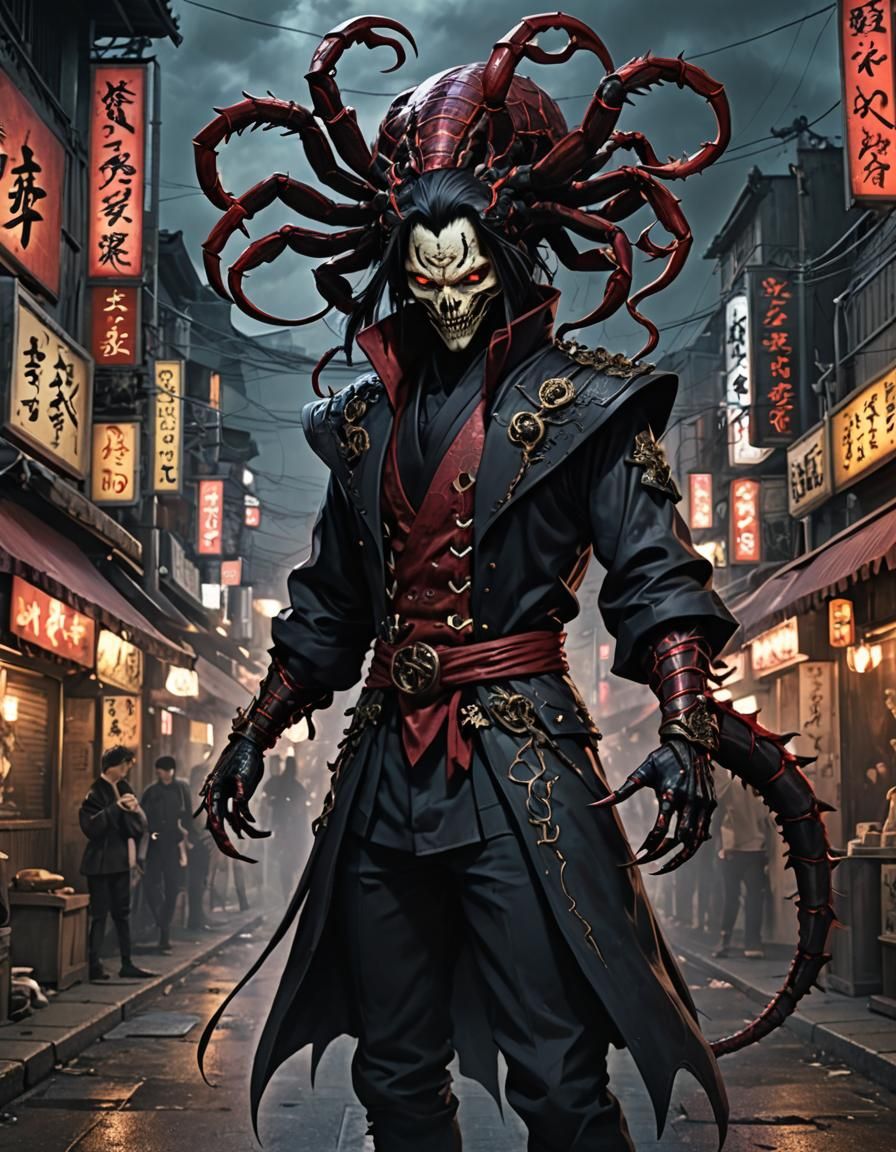 Kazue the Venomous: Scorpion Illusionist Shugenja Digital Ar...