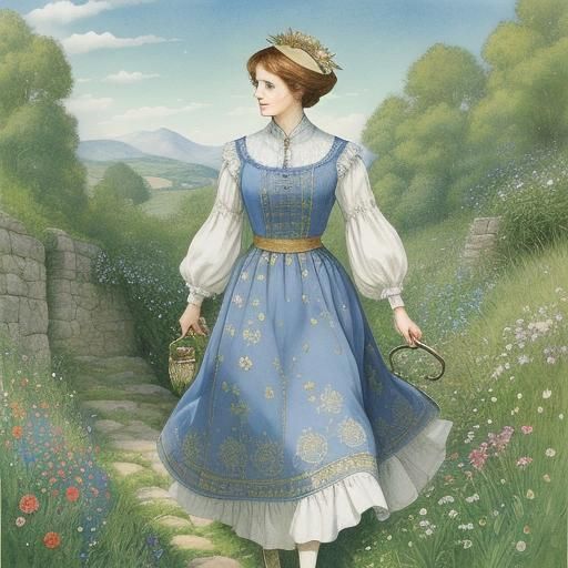 Whimsical Dish and Spoon Adventure in Illustration Style