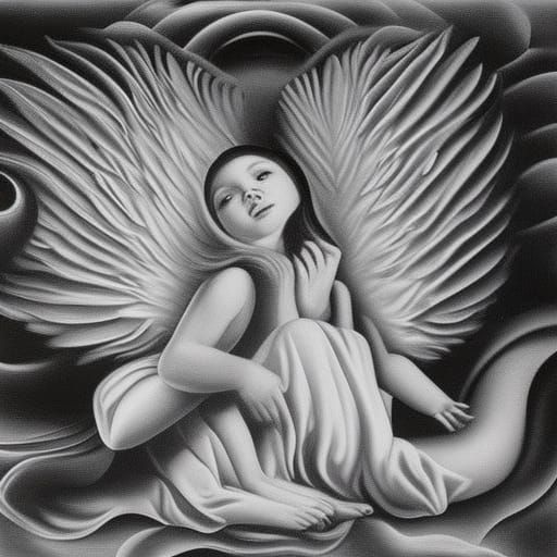 Angelic Communication Through Surrealist Art