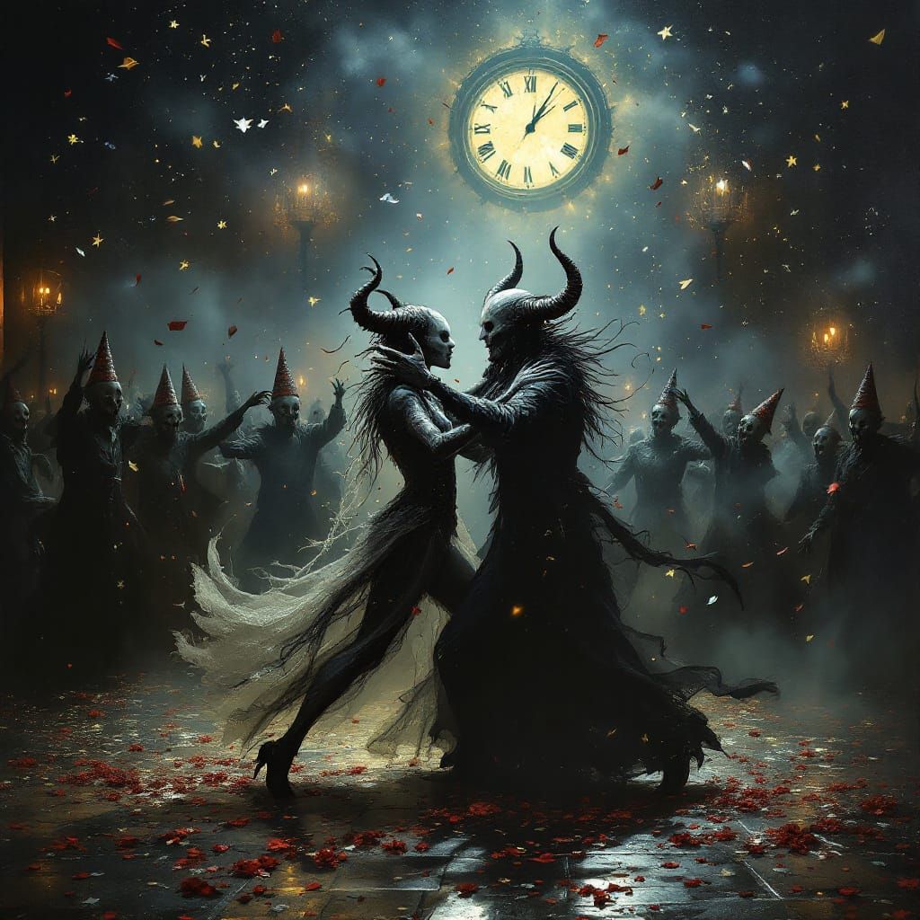 Undead Devils Tango at Haunted New Year's Ball