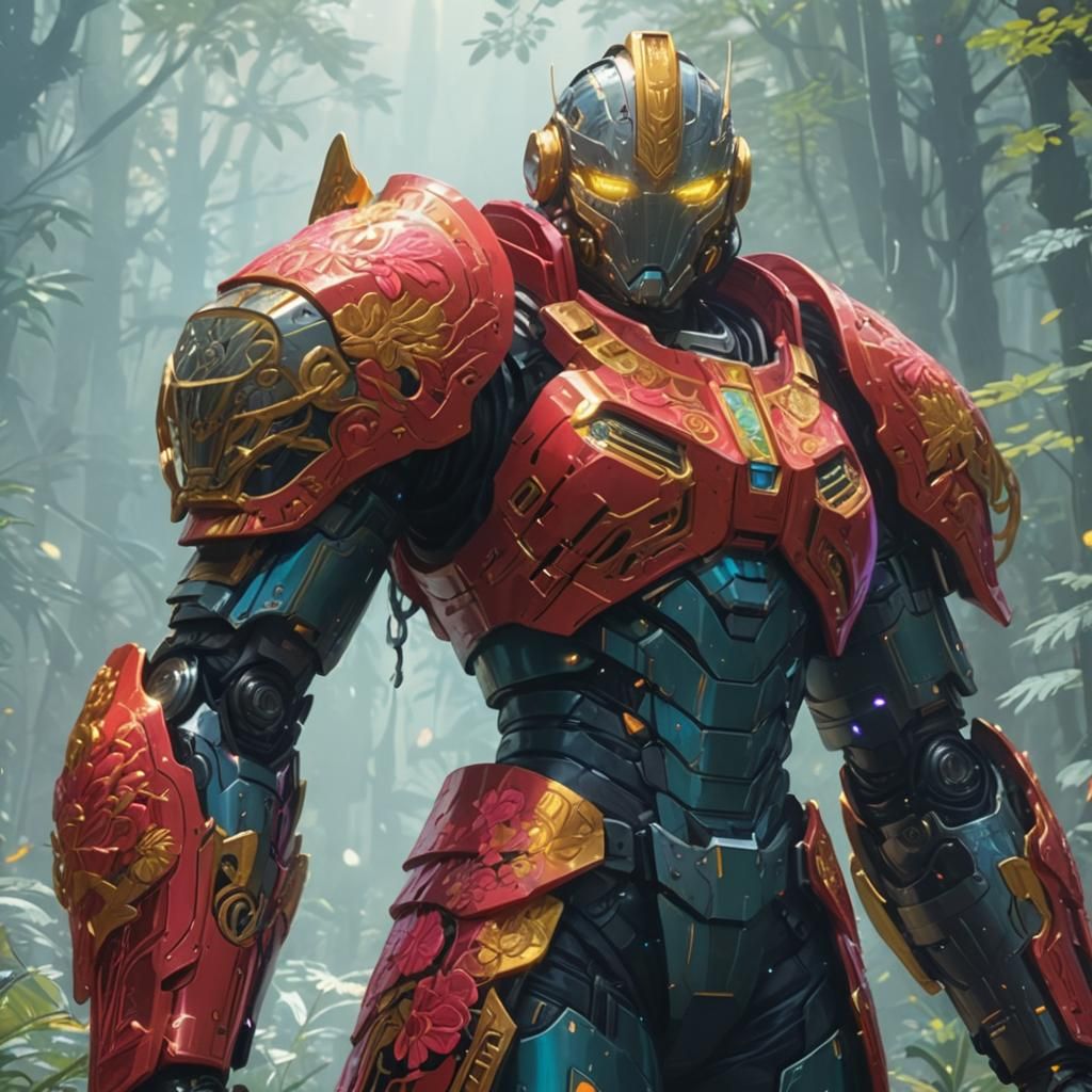 Samurai Style Iron Man Armor