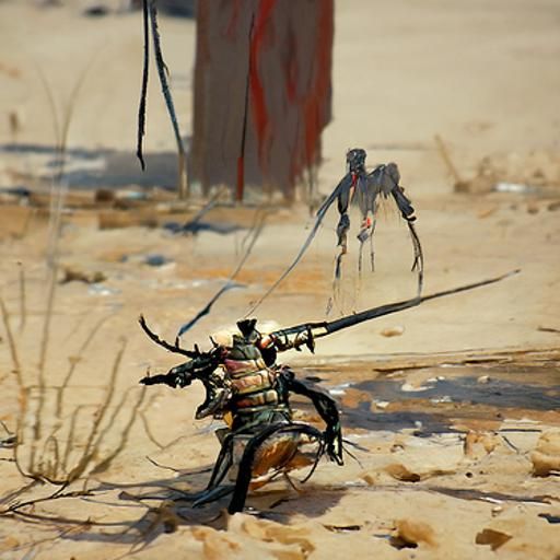 Kenshi Beep Hiver Drone Fighting Cannibals