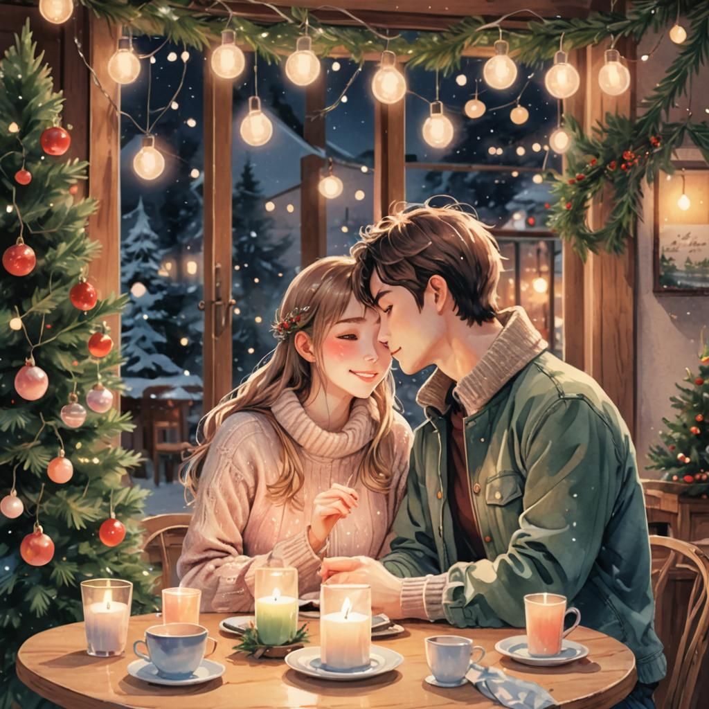Holiday Romance in a Cozy Café