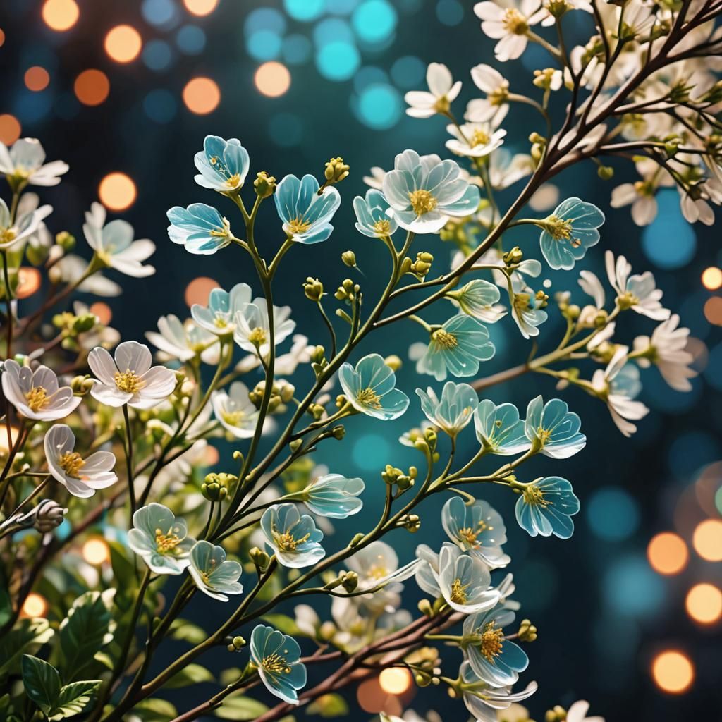 Botanical Double-Exposure: Macro Floral Fine Art