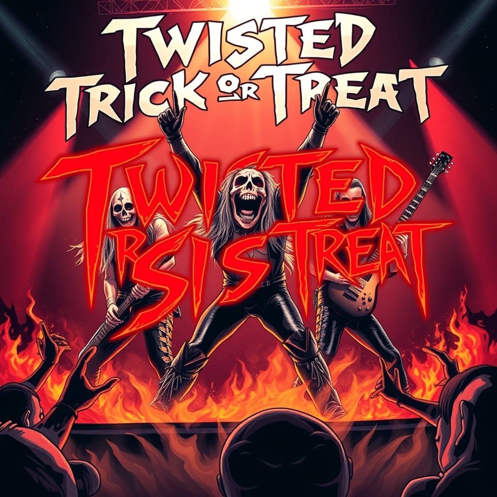 Twisted Sister Heavy Metal Band Live Concert