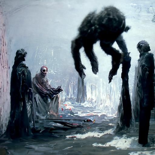 Horrific Scene in the Style of Gustave Doré