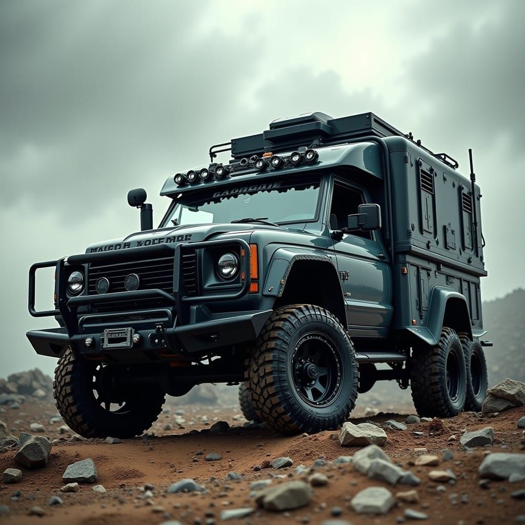 Killer Off-Road Motor Home in Dark Steel Style