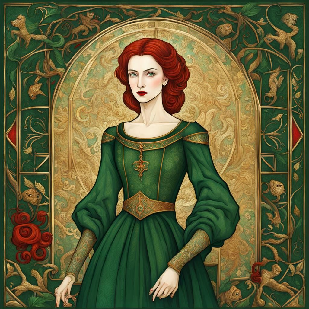 Iconographic Portrait of Lady Jessica of House Atreides