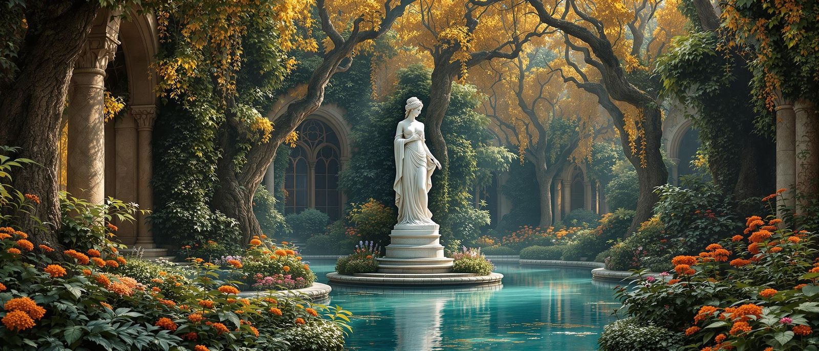 Fairy Tale Arboretum in Romanesque Style