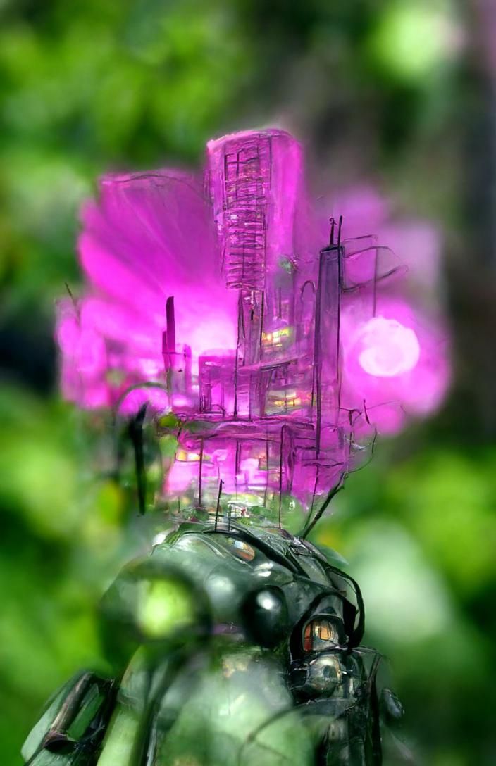 Fake flower listening device.