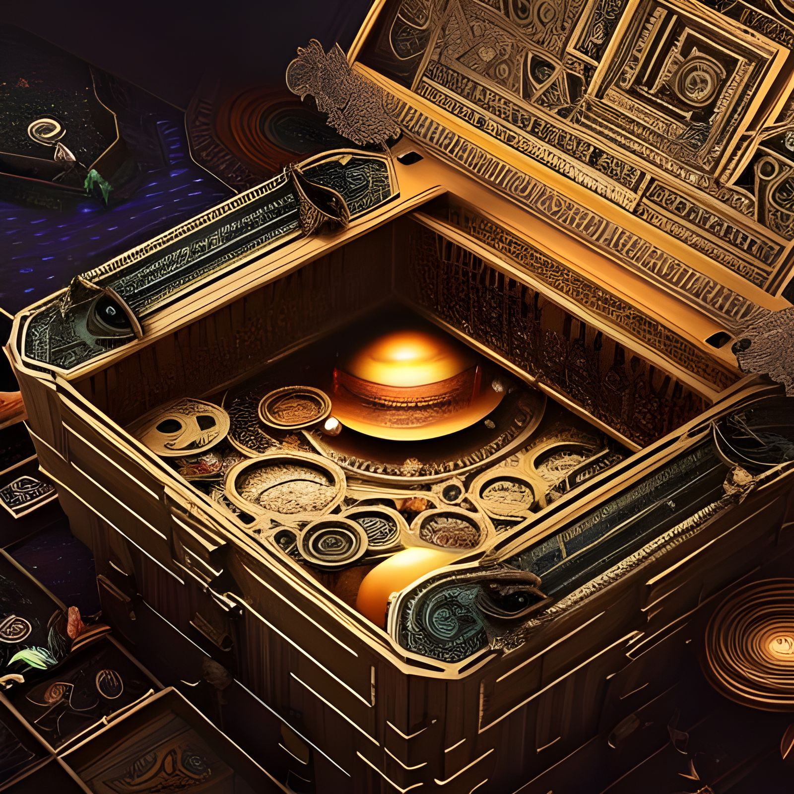 Infinite Universe Inside a Small Box: Digital Matte Painting