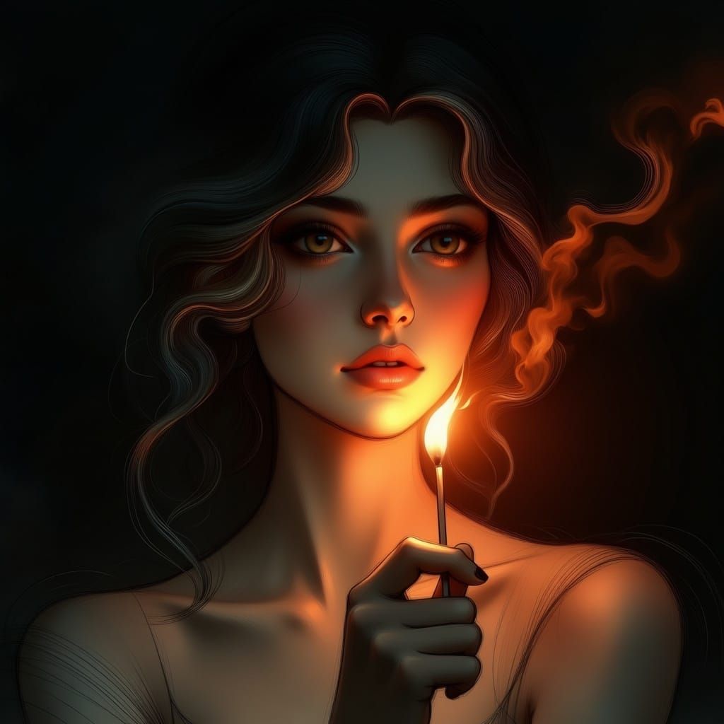 Serene Elegance with Warm Glow