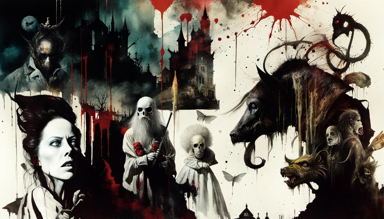 Horror Collage: Problematic Poltergeists in Mixed Media