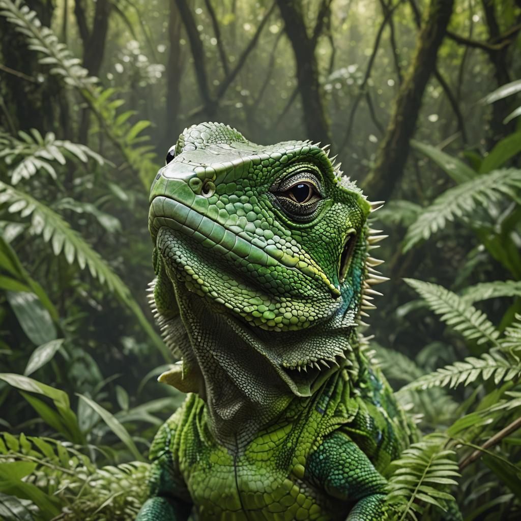 High nation-geographic symmetrical close-up portrait shoot i...