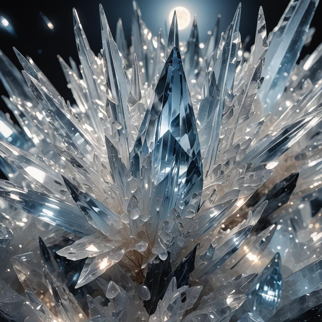 Luminous Crystal Empowered by Lunar Light