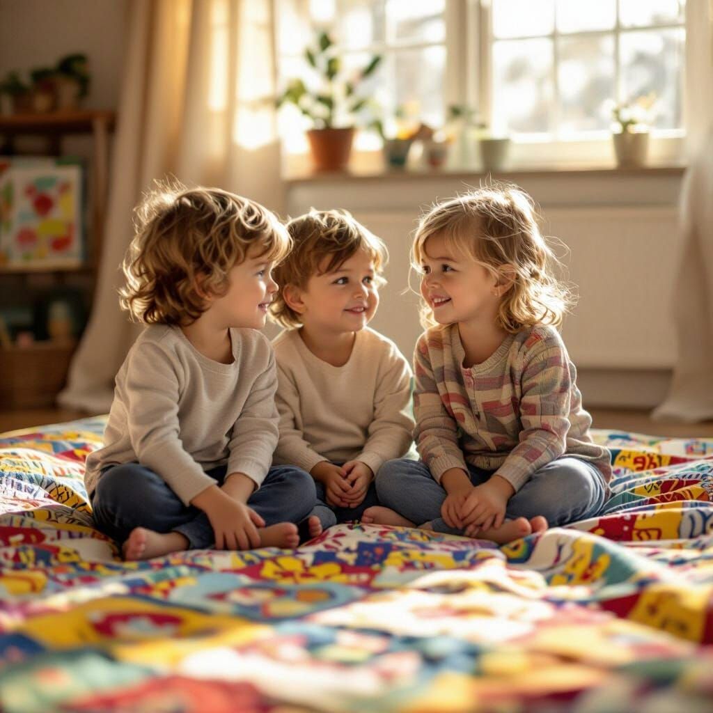 Nostalgic Family Sunday Morning Photo