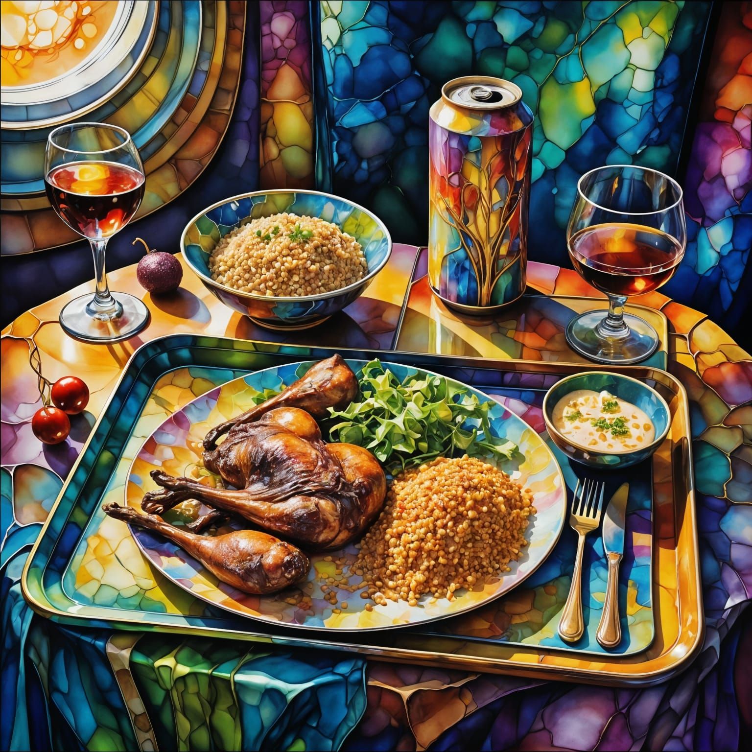 Expressive Portrait of a Man with a Despairing Expression